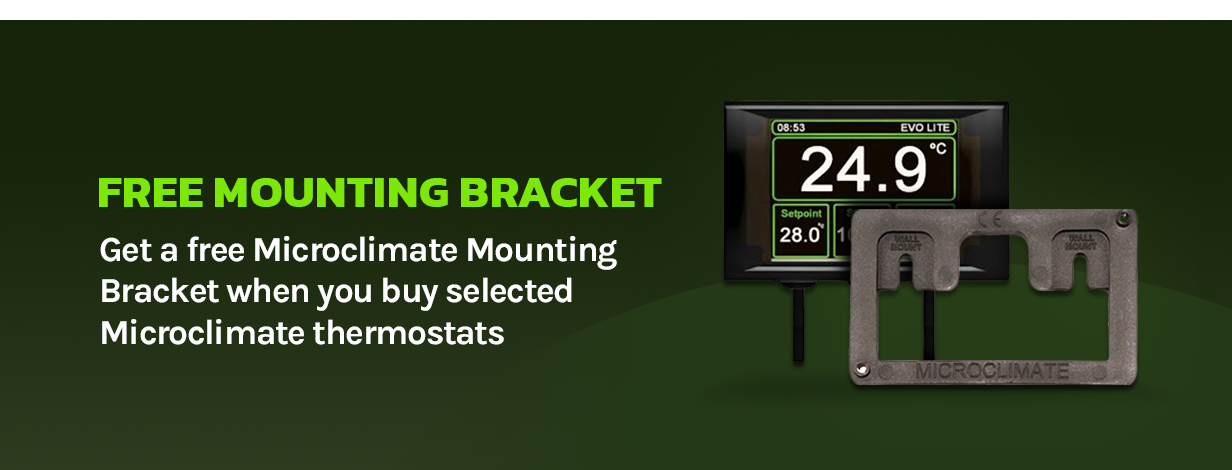 FREE Mounting Bracket - Selected Microclimate Thermostats