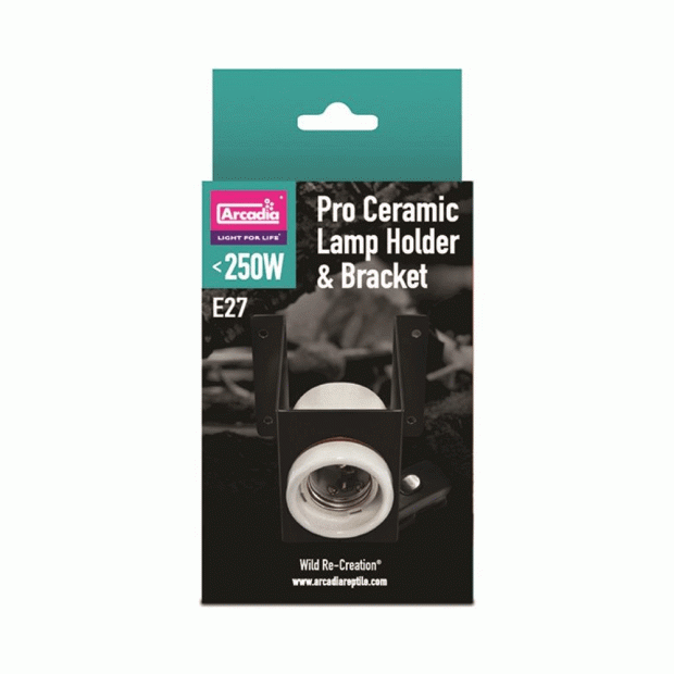 Arcadia Ceramic Lamp Holder & Bracket Pro