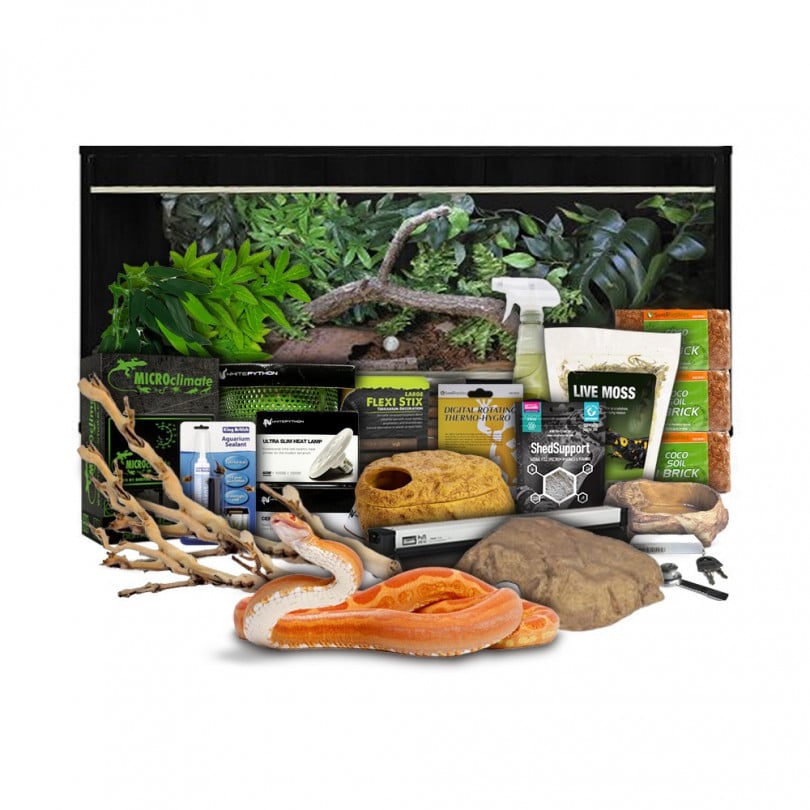 Snake Terrarium Snake Handling Kit 20 Gallon ReptiHabitat™ Snake Kit