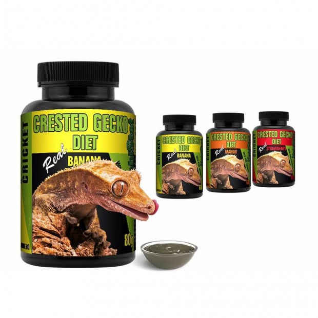 HabiStat Crested Gecko Diet with Crickets