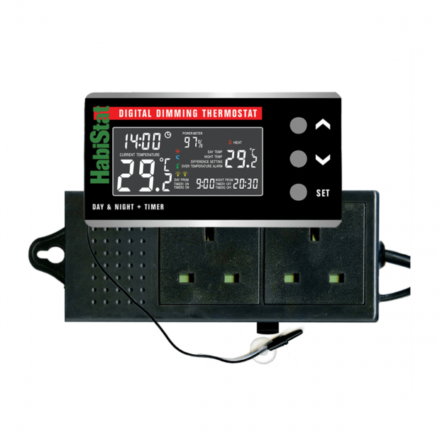 HabiStat Digital Dimming Thermostat (Day/Night + Timer)