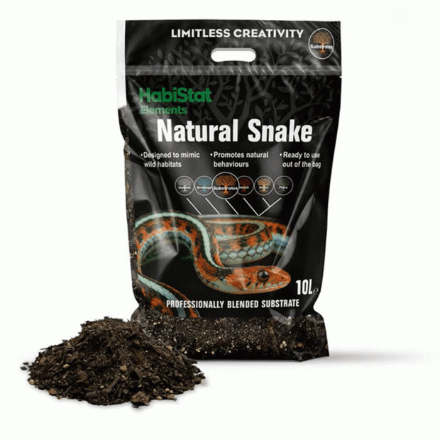 HabiStat Natural Snake Substrate 10ltrs
