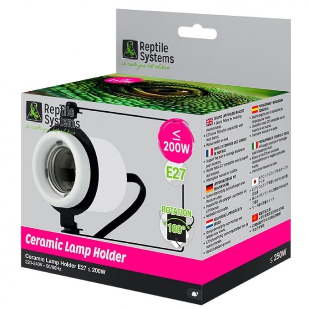 Reptile Systems Ceramic Rotating Lamp Holder