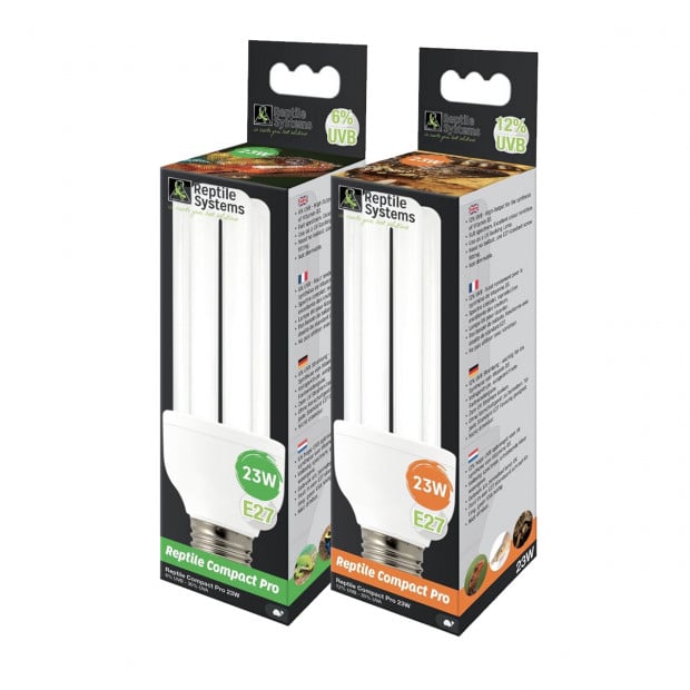 Reptile Systems Compact Pro 23w UVB Bulbs