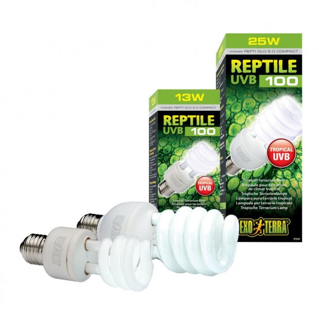 Exo Terra Reptile UVB 100 Compact Lamp
