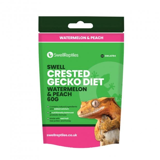 Swell Crested Gecko Diet - Watermelon & Peach