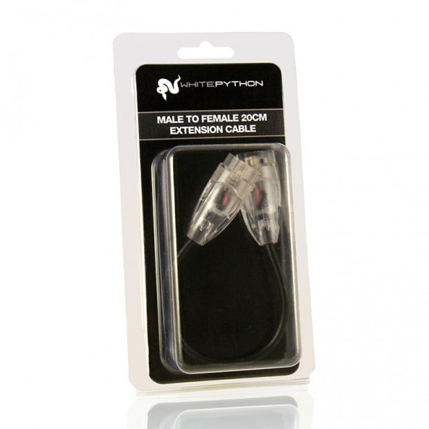White Python Male - Female Extension Cable 20cm-40cm